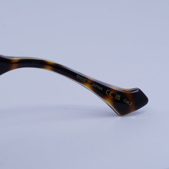 Gucci GG1558SK 002 Sunglasses Havana Square Frame, Brown Lenses main image 11